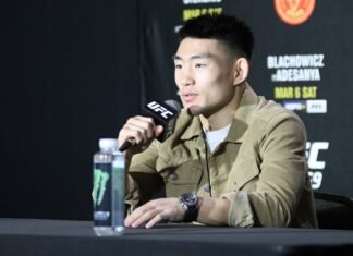 Song Yadong, UFC 259 media day