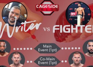 Writer vs Fighter UFC Vegas 21