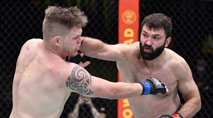 Former UFC Heavyweight Champ in Brawl at Paul-Joshua Card in Miami Chase Sherman and Andrei Arlovski, UFC Vegas 24