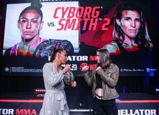 Cris Cyborg and Leslie Smith will throw down at Bellator 259