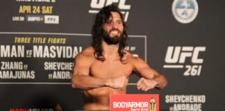 Jorge Masvidal UFC 261 weigh-in