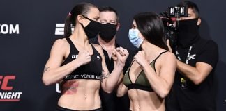 Nina Nunes and Mackenzie Dern, UFC Vegas 23