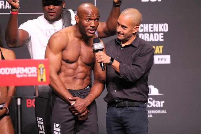 Kamaru Usman, UFC 261 ceremonial weigh-in
