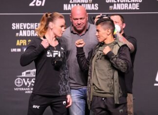 Valentina Shevchenko and Jessica Andrade, UFC 261 face-off
