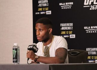Hakeem Dawodu UFC 263 media day