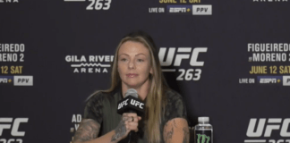 Joanne Calderwood UFC 263 media day