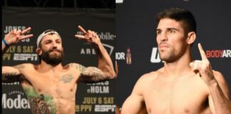 Michael Chiesa and Vicente Luque, UFC