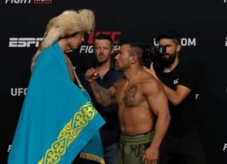 Shavkat Rakhmonov and Michel Prazares, UFC Vegas 30