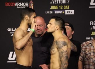 Fares Ziam and Luigi Vendramini, UFC 263