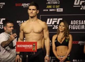 Movsar Evloev, UFC 263 ceremonial weigh-in