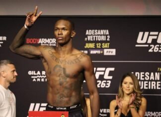 Israel Adesanya UFC 263