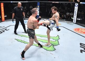 Collin Anglin and Meslik Baghdasaryan, UFC Vegas 33