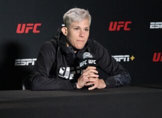 Macy Chiasson UFC Vegas 32 media day