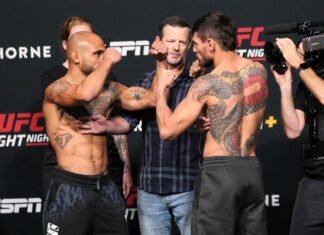 Miles Johns and Anderson dos Santos, UFC Vegas 31