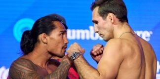 Ray Cooper III and Rory MacDonald, PFL Playoffs 1 face off
