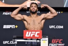 Kevin Lee, UFC Vegas 35 weigh-in