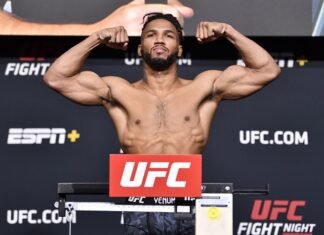 Kevin Lee, UFC Vegas 35 weigh-in