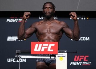 Jared Cannonier UFC Vegas 34 weigh-in
