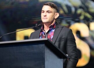 UFC: Dustin Poirier Feels “The Same Way” About A Lot of What Nick Diaz Said in ESPN Interview Dustin Poirier, UFC Hall of Fame Ceremony