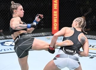 Hannah Goldy and Emily Whitmire UFC