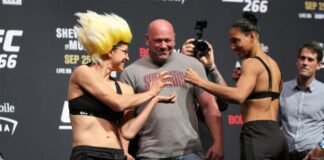 Roxanne Modafferi and Taila Santos, UFC 266