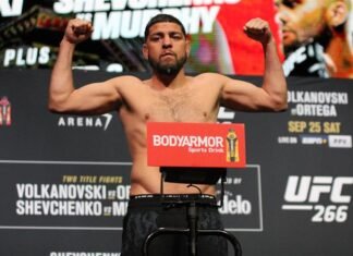 Nick Diaz, UFC 266 weigh-in