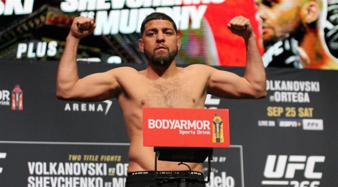 Nick Diaz, UFC 266 weigh-in