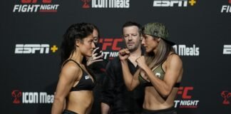 Lupita Godinez and Silvana Gomez Juarez, UFC Veas 39
