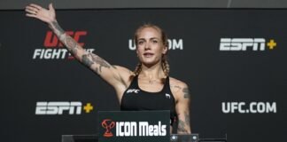 Jessica-Rose Clark UFC Vegas 41 weigh-in