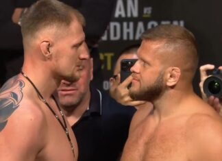 Alexander Volkov and Marcin Tybura, UFC 267
