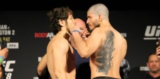Melsik Baghdasaryan and Bruno Souza, UFC 268