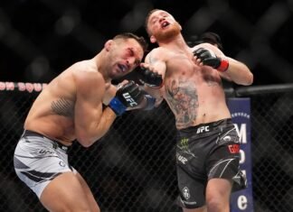 Justin Gaethje and Michael Chandler, UFC 268