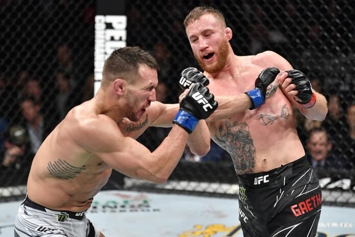 Michael Chandler and Justin Gaethje, UFC 268