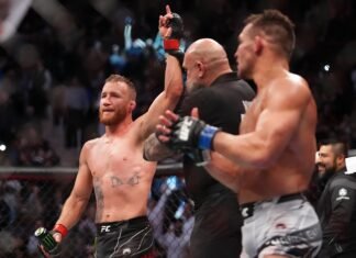 Justin Gaethje and Michael Chandler, UFC 268