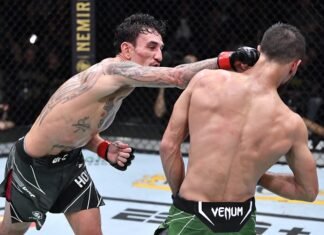 Max Holloway and Yair Rodriguez, UFC Vegas 42