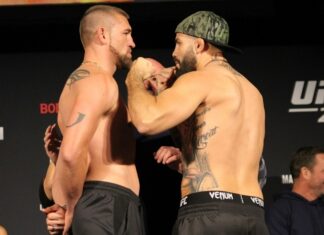 Dustin Jacoby and John Allan, UFC 268