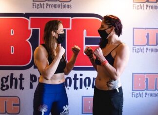 BTC 13: Kaufman vs. Miele Full Results Sarah Kaufman and Jessy Miele, BTC 13