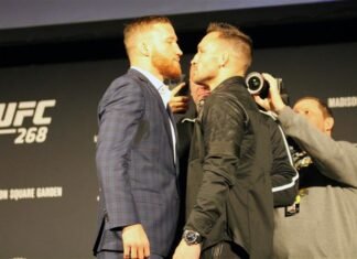 UFC 268: Michael Chandler Admits He’s Wanted Gaethje Fight For Years Justin Gaethje and Michael Chandler, UFC 268