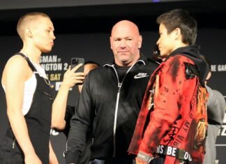 Rose Namajunas and Weili Zhang, UFC 268