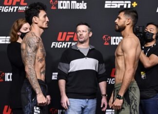 Max Holloway and Yair Rodriguez, UFC Vegas 42