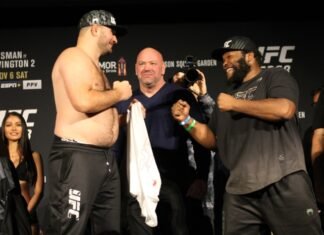 Gian Villante and Chris Barnett, UFC 268