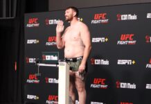 Jared Vanderaa, UFC Vegas 44 Weigh-In