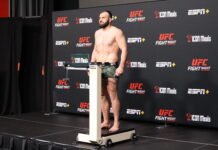Azamat Muzarkanov, UFC Vegas 44 Weigh-Ins