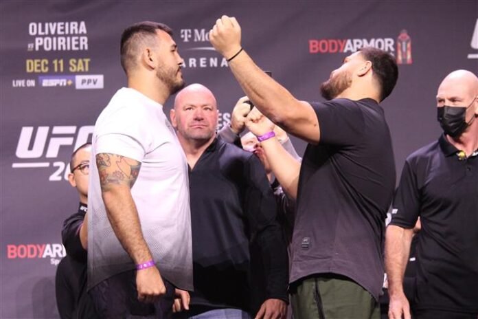 Augusto Sakai and Tai Tuivasa, UFC 269