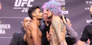 Raulian Paiva and Sean O'Malley, UFC 269