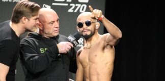 Deiveson Figueiredo, UFC 270 ceremonial weigh-in