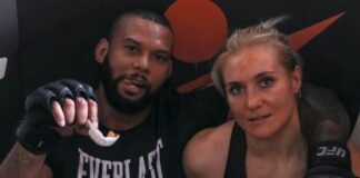 Thiago Santos and Yana Kunitskaya