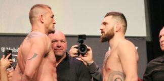 Dustin Jacoby and Michał Oleksiejczuk, UFC 272