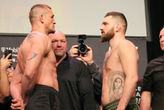 Dustin Jacoby and Michał Oleksiejczuk, UFC 272