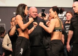 Marina Rodriguez and Yan Xiaonan, UFC 272